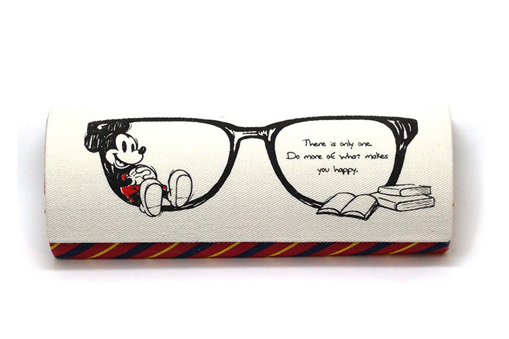 大人向けキャラクターメガネケース ミッキーマウス クロス付き メガネのヒラタ