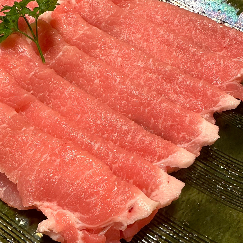 ギフト箱入り】四万十米ポークの豚ちりシンプルセット（中厚切り）500g