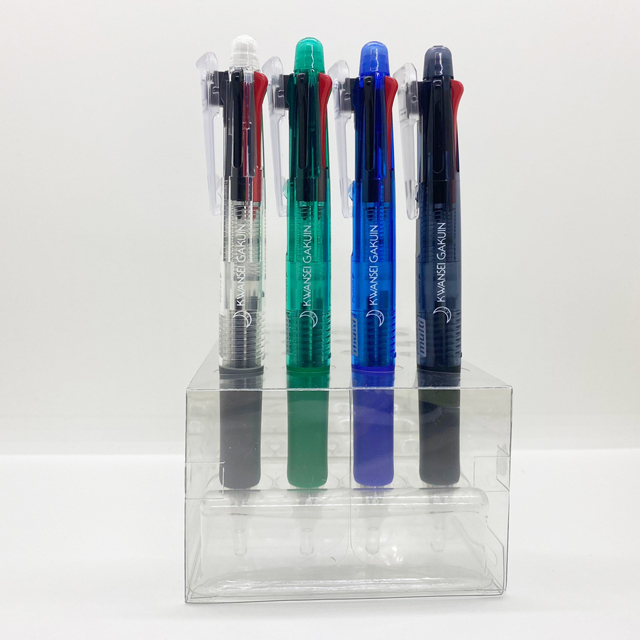 ゲルインク4色ボールペン サラサ4 0.5mm 白軸 J4J1-W ゼブラ - アスクル 明治大学 4色ボールペン