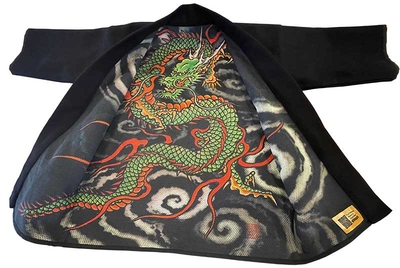 刺し子染め リバーシブル半纏「龍」 | TOMOE−SENKO