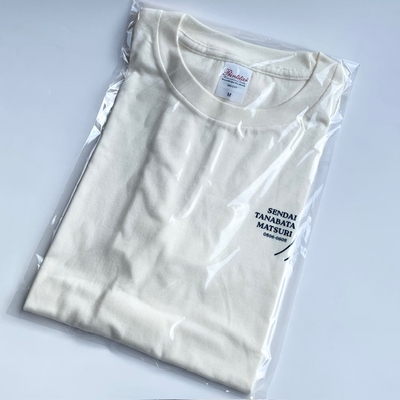 仙台七夕オリジナルTシャツ（アイボリー）