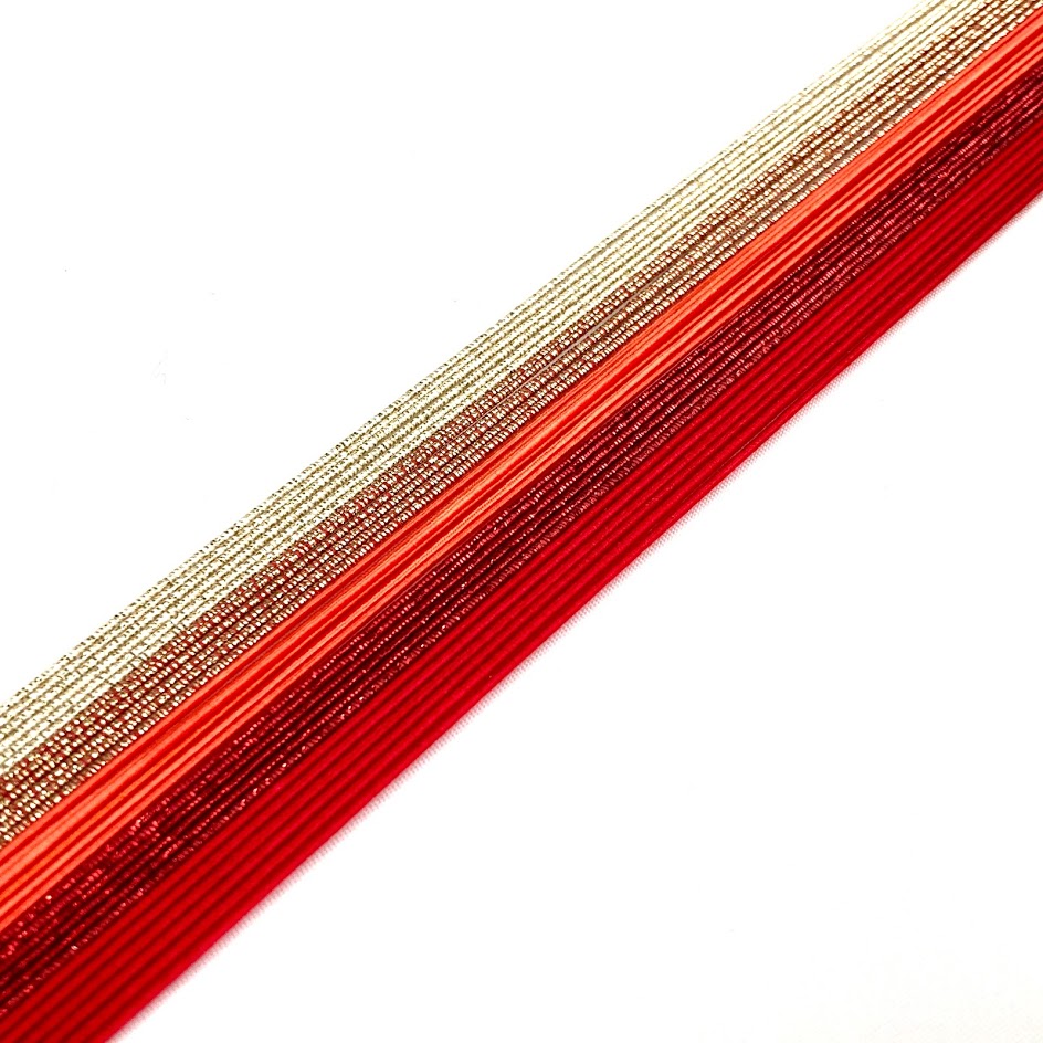 水引素材 赤ゴールド系 水引アクセサリーコトノハ