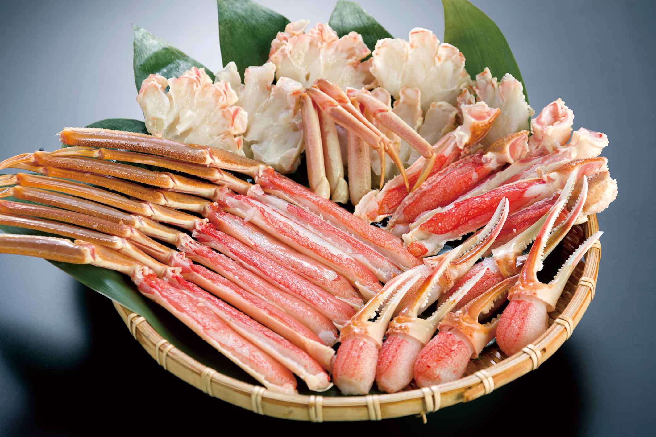 生冷凍ずわい蟹ビードロセット　1.2kg【ギフト送料一律】