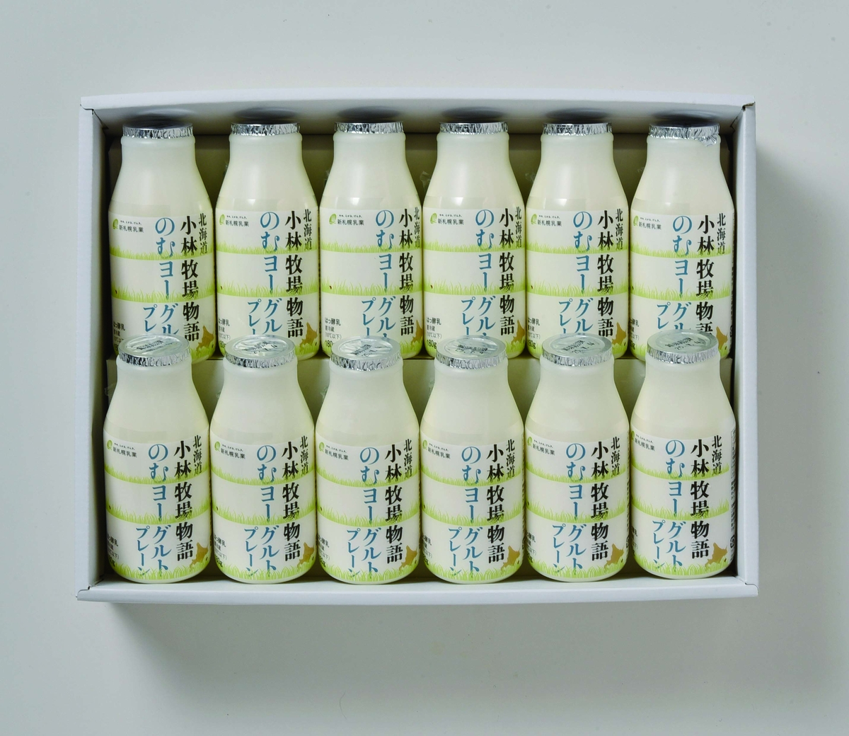 北海道小林牧場物語のむヨーグルト12本【ギフト送料一律