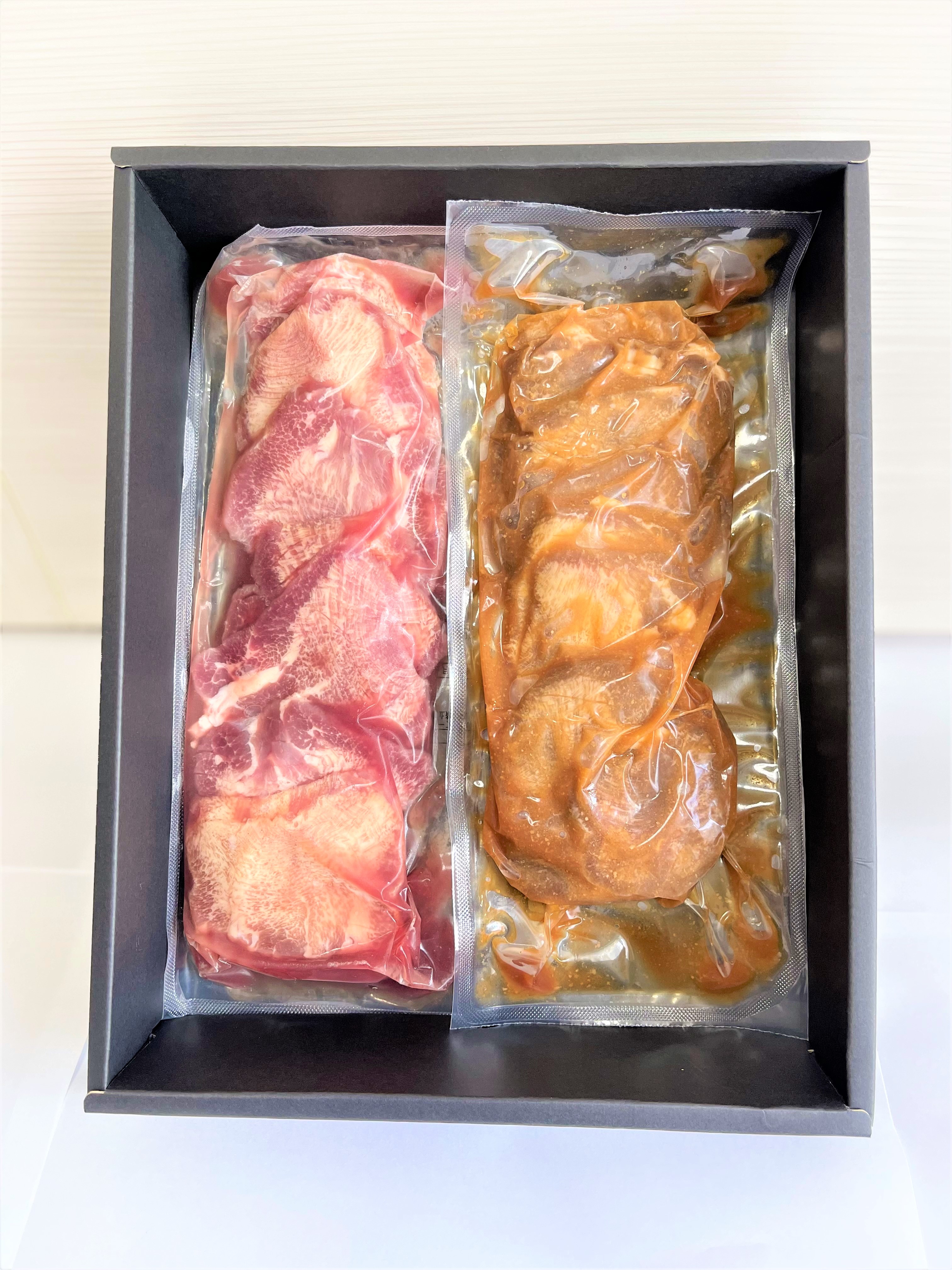 味比べセット 極上厚切り絆牛タン 塩味 特上絆牛タン みそ味 厚切り牛タン絆ショップ