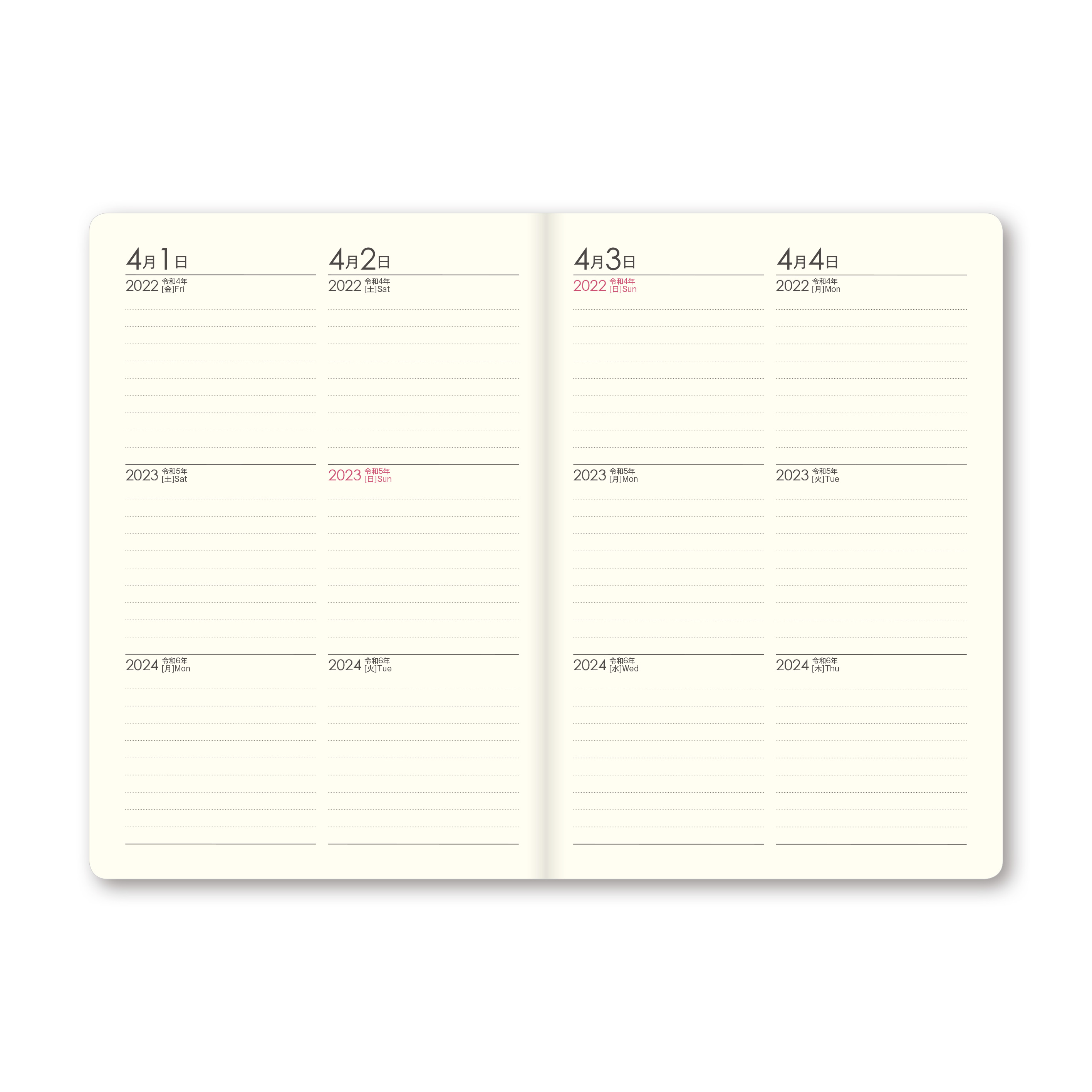 4月始まり 3年連続手帳 Debut デヴュ 22年4月 25年3月 佐々木ダイアリーショップ 4月始まり 3年連続手帳 Debut デヴュ 22年4月 25年3月 佐々木ダイアリーショップ