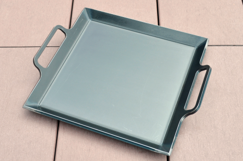 一生もんの和田鉄板】極厚鉄板250×250mm（浅型・取っ手付  