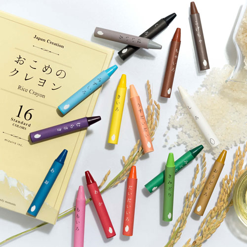 おこめのクレヨン 16色 | 庄内なんでも屋