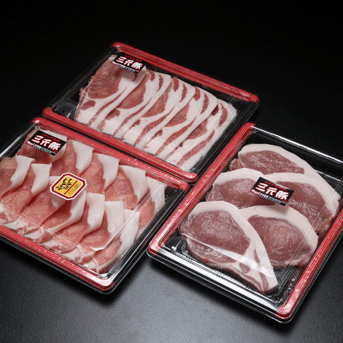 森畜産 庄内三元豚1.5kgセット（しゃぶしゃぶ用・ロース・焼肉用