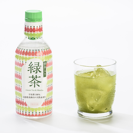 FRESH 抹茶入り緑茶340ml 振って完成宇治茶100％使用 | 庄内なんでも屋