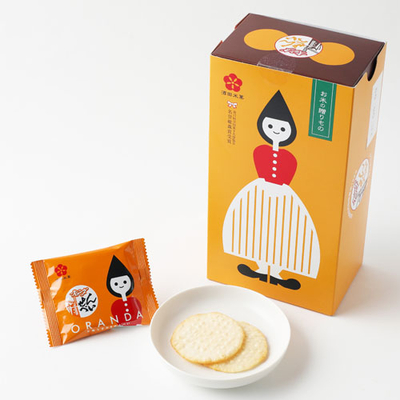 酒田米菓 オランダせんべいギフト箱 オランダちゃん (個包装2枚入り×20