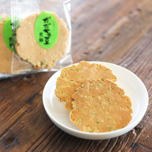 煎餅 だだちゃ豆煎餅（箱入）2枚×16袋 | 庄内なんでも屋