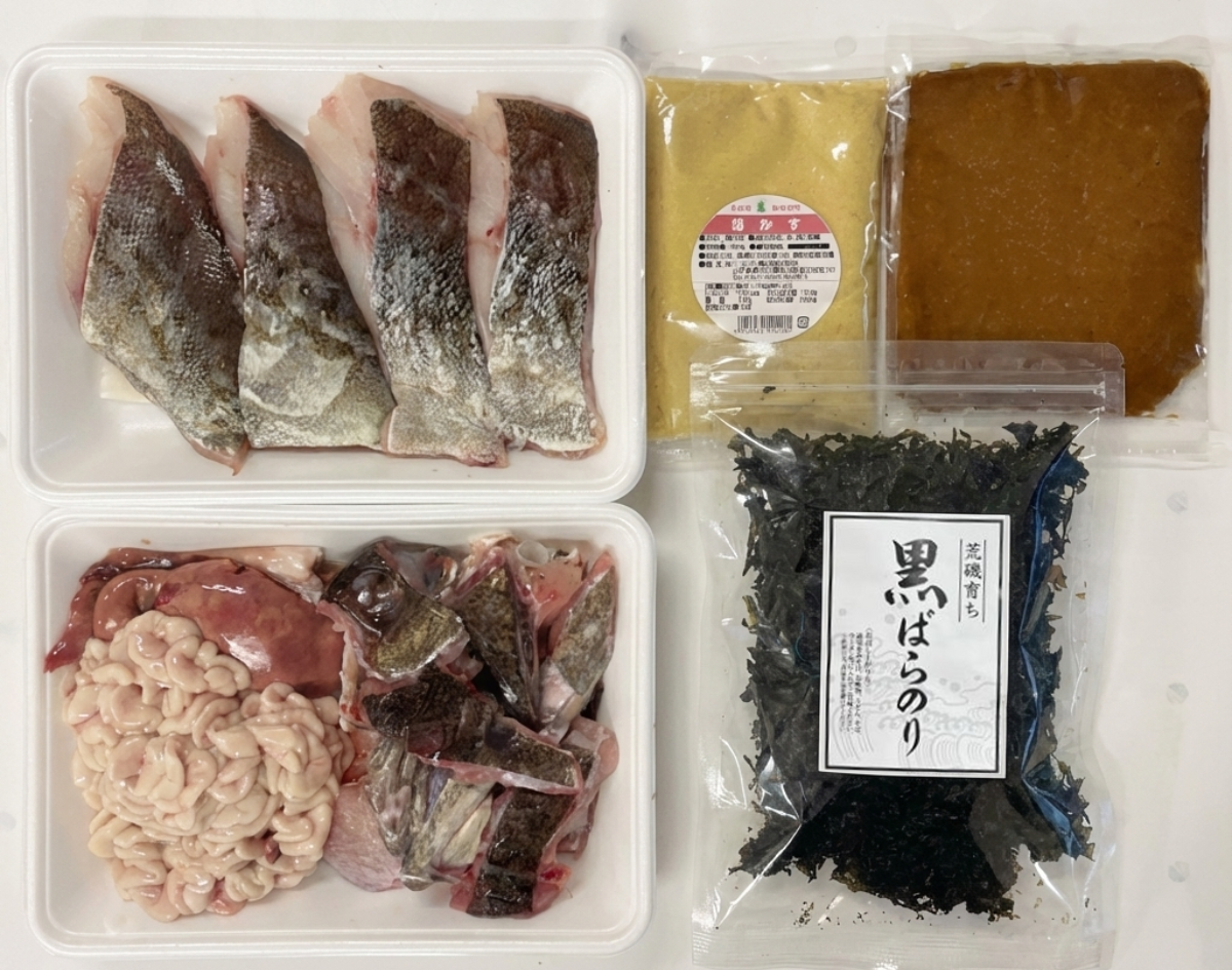 寒鱈汁セット内容（例）
