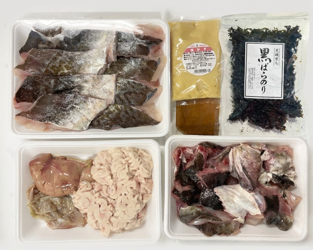 寒鱈汁セット内容（例）