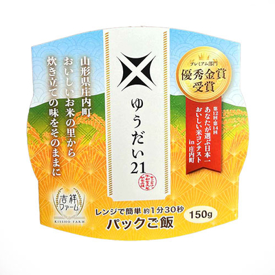 吉祥ファーム　ゆうだい21パックごはん　150g