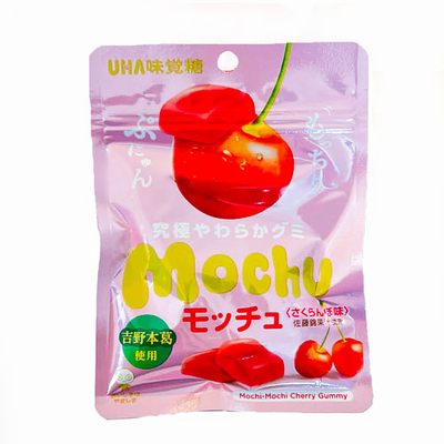 UHA味覚糖　究極やわらかグミ　MOCHUモッチュ　さくらんぼ味