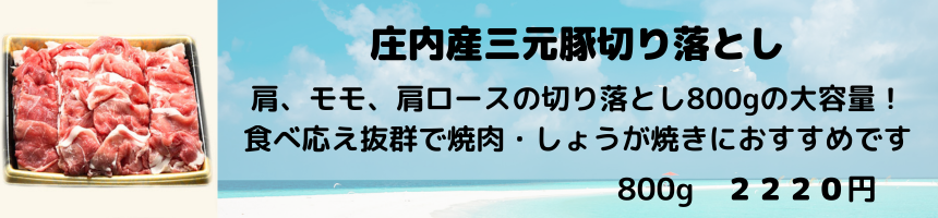 庄内豚切り落とし