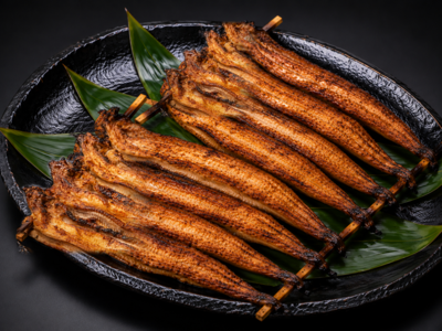 贈答箱入】本焼き穴子〔大サイズ〕４尾&times;２串
