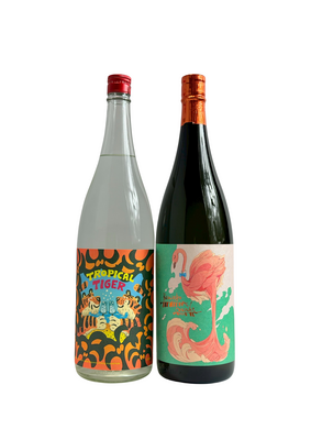 国分　Flamingo orange　&times;　小正　TROPICAL TIGER 飲み比べセット 1800ml