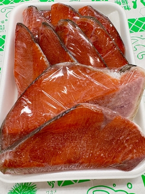 加熱用 ロシア産紅鮭切り身 甘塩1kg