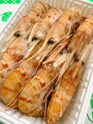 冷凍 ロシア産白ボタン海老  500グラム