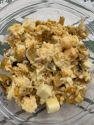 3種のチーズのホタテ貝ひもチーズ 80グラム （国内産ホタテ貝ヒモ使用）