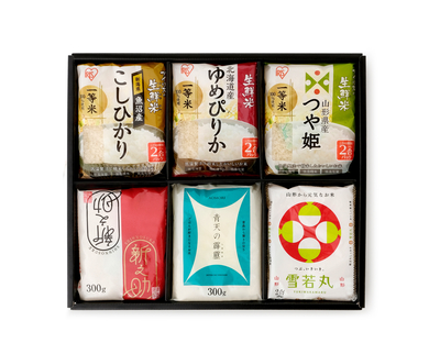 「アイリスフーズ」生鮮米6種食べ比べギフトセット