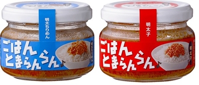「ふくや」ごはんとまらんらん（明太子・明太ちりめん）