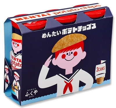 「ふくや」めんたいポテトチップス（3本入り）