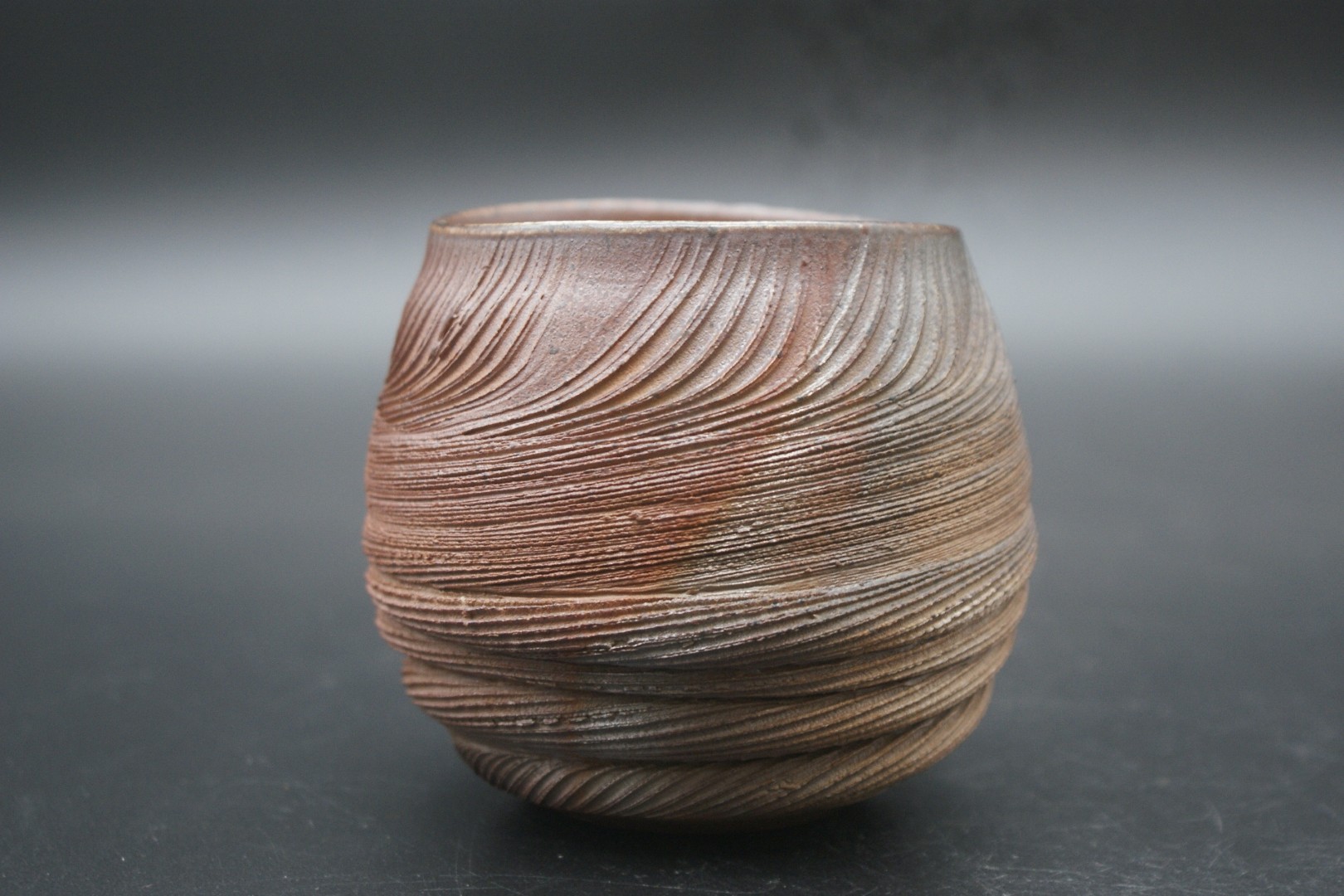 石田 和也 作 備前 螺法杯 | 陶備堂オンラインショップ