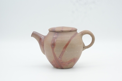 伊勢崎　競 作　備前　急須（桐箱後日）