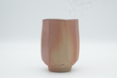 伊勢崎　競 作　備前　面取湯呑