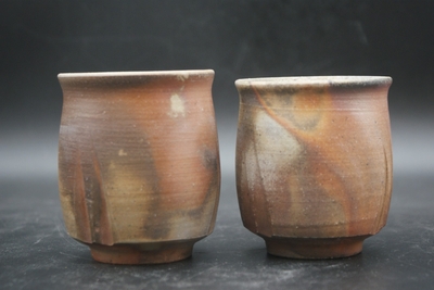 松井　浩之 作　備前　組湯呑