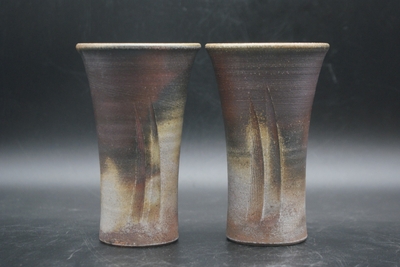 松井　浩之 作　備前　組麦酒呑