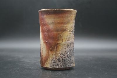 小西　陶蔵 作　備前　カップ