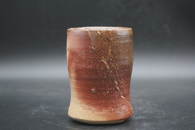 《人間国宝》伊勢﨑　淳 作　備前　湯呑