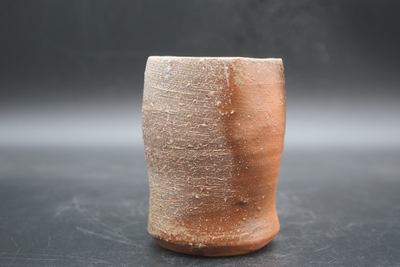 《人間国宝》伊勢﨑　淳 作　備前　湯呑