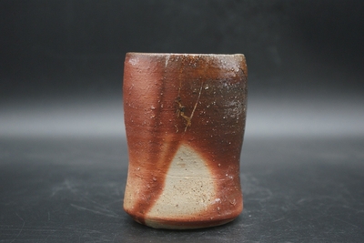 《人間国宝》伊勢﨑　淳 作　備前　湯呑