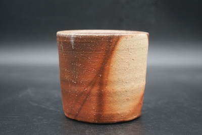 《人間国宝》伊勢﨑　淳 作　備前　ロックカップ