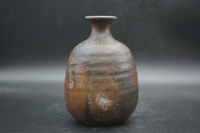 伊勢崎　競 作　備前　徳利