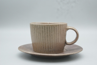 伊勢崎　紳 作　青備前　コーヒーC/Sセット