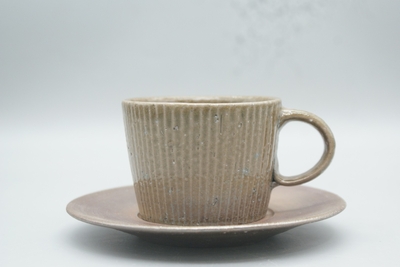伊勢崎　紳 作　青備前　コーヒーC/Sセット
