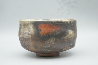 窯元 小西陶古 作　備前　茶碗