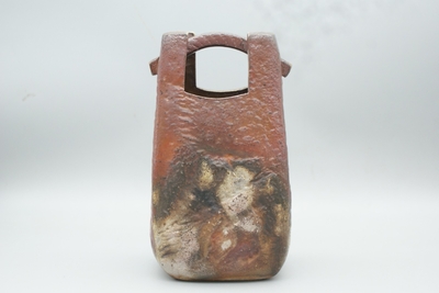 窯元 小西陶古 作　備前　手桶花入