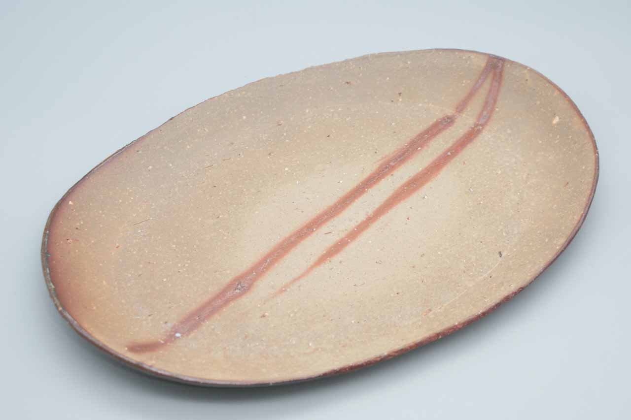 近藤 正彦 作 備前 オーバルプレート 陶備堂オンラインショップ