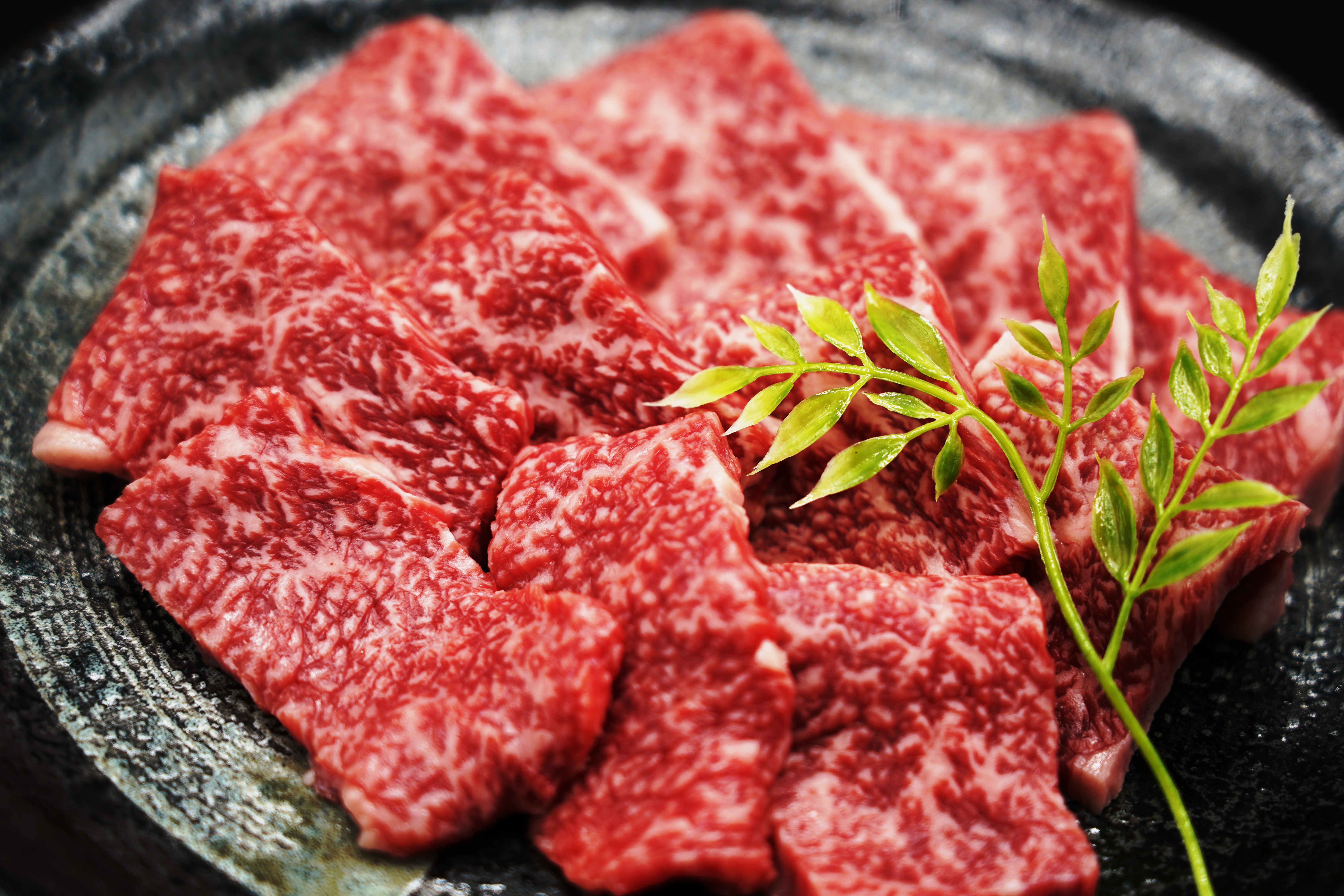 黒毛和牛 赤身カルビ 焼肉 肉のひみつ基地 博多