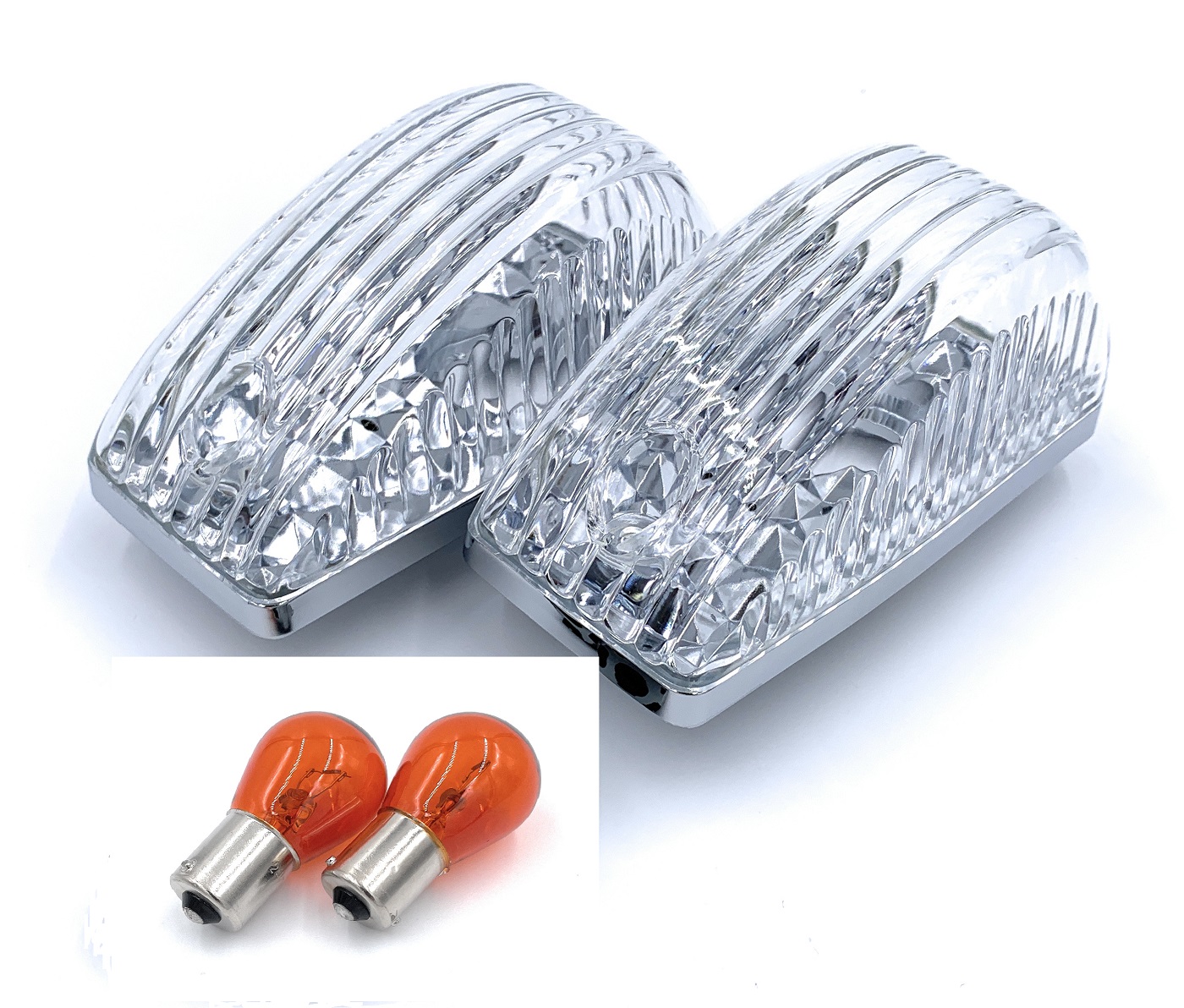 ドアサイドウインカー クリアレンズ】24V25Wオレンジバルブ付（日野用 