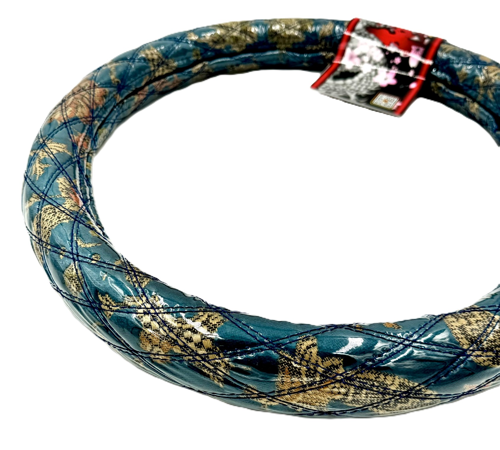 絆オリジナル【ビニール付金華山ダブルステッチハンドルカバー