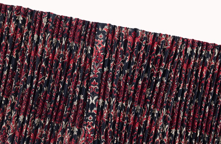 即納可能！【金華山仮眠カーテン プリーツ＆裏地加工】（桜ブラック