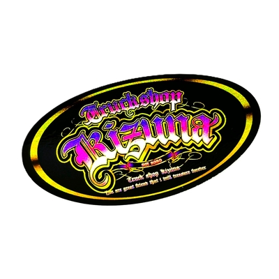 名刺サイズ！【絆オリジナルウェア袋止めシール　アレンジver】小型でちょうどいいサイズ♪デコチャリ、乗用車、携帯ケースに